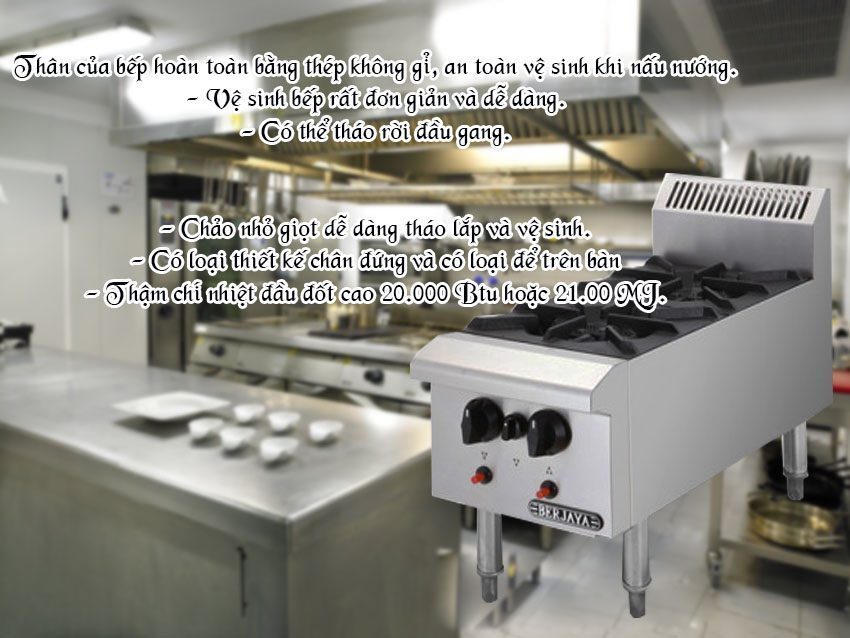 Ưu điểm của bếp âu Berjaya OB2-17