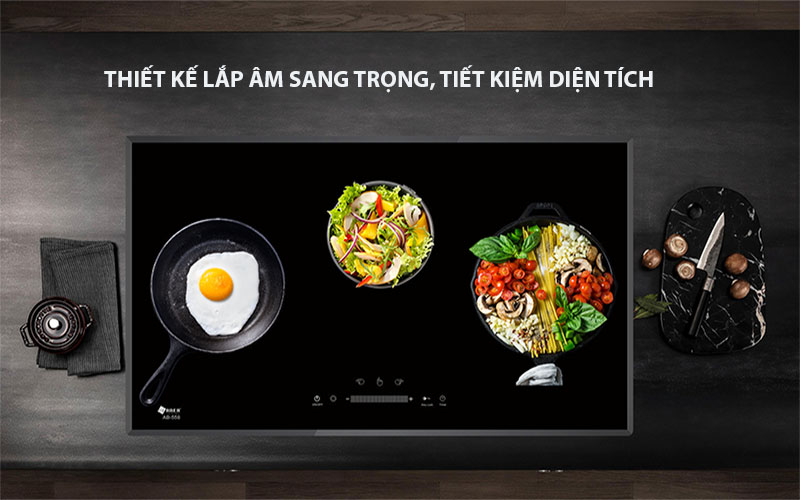 Bếp 3 điện từ Arber AB-558 - Hàng chính hãng