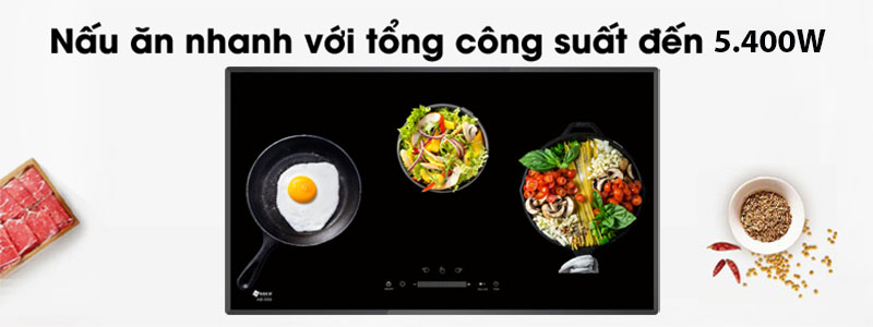 Bếp 3 điện từ Arber AB-558 - Hàng chính hãng