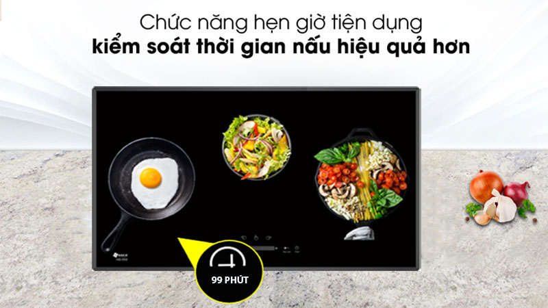 Bếp 3 điện từ Arber AB-558 - Hàng chính hãng