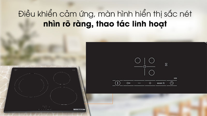 Bếp ba điện từ Bosch PUJ631BB5E - Hàng chính hãng