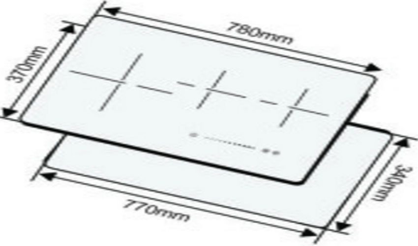 Bếp ba điện từ Capri CR-830ST - Hàng chính hãng