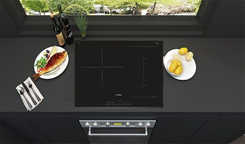 Bếp ba điện từ âm Bosch PVJ611FB5E - Hàng chính hãng