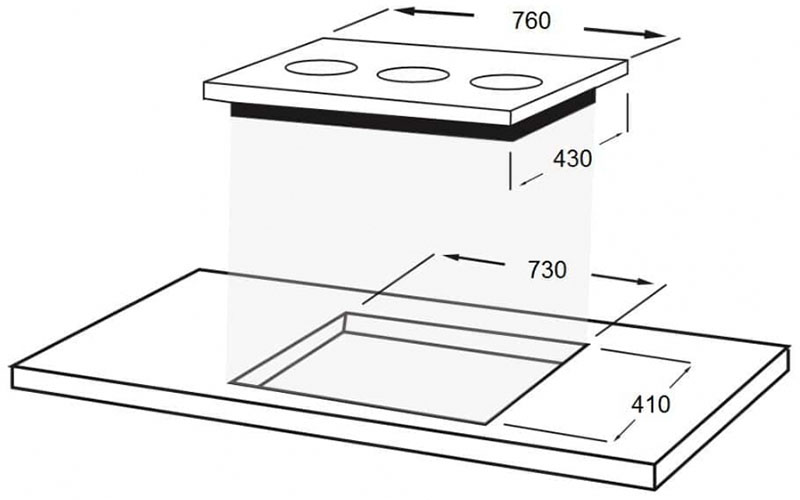 Bếp ba điện từ hồng ngoại Faber FB-2INEF