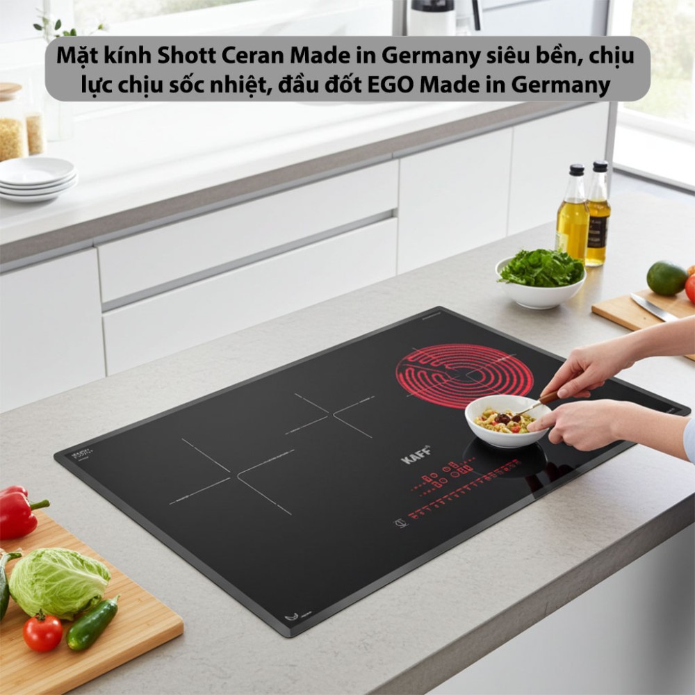 Bếp ba điện từ hồng ngoại Kaff KF-IC79H New Plus - Hàng chính hãng