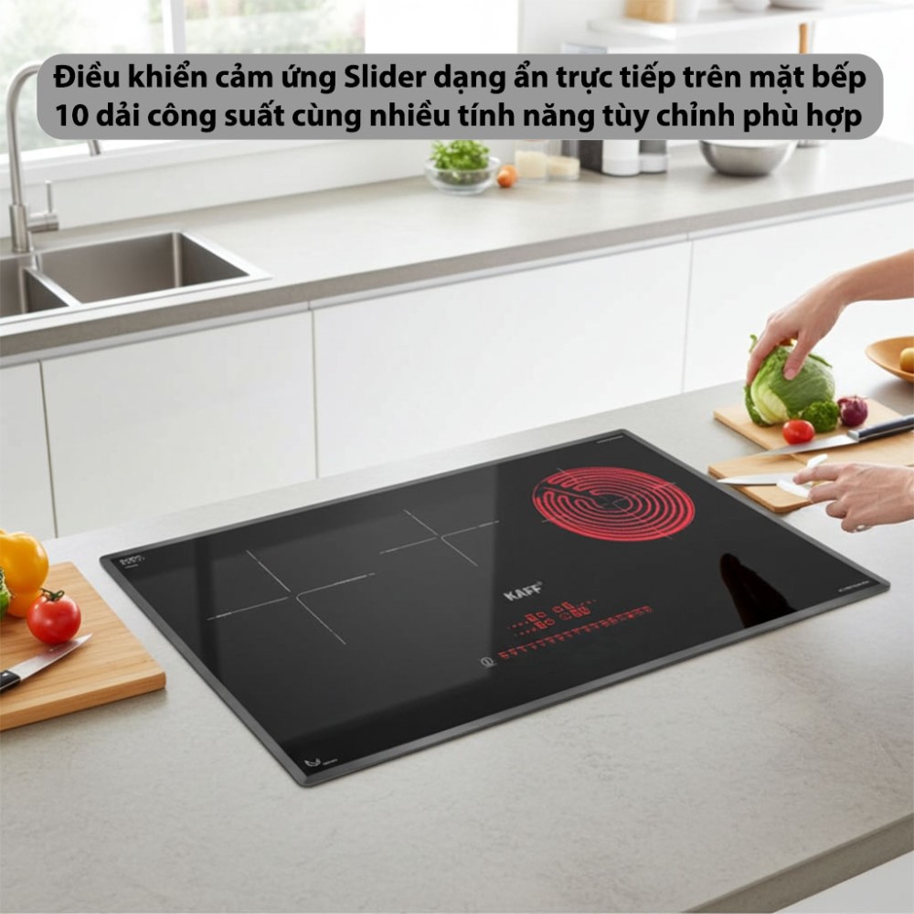Bếp ba điện từ hồng ngoại Kaff KF-IC79H New Plus - Hàng chính hãng