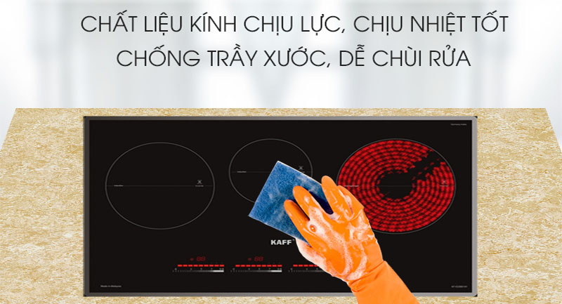 Bếp ba điện từ hồng ngoại Kaff KF-IG3001IH - Hàng chính hãng