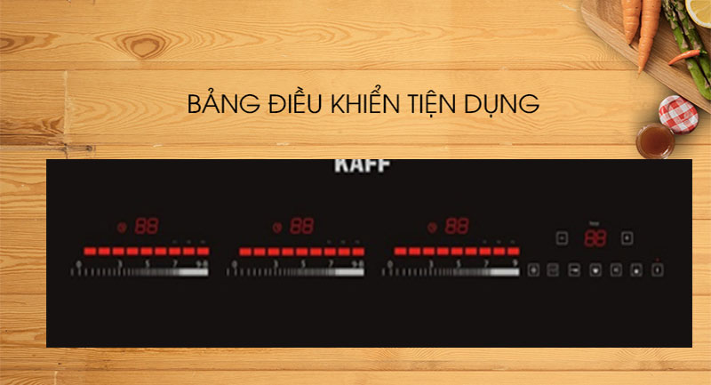 Bếp ba điện từ hồng ngoại Kaff KF-IG3001IH - Hàng chính hãng