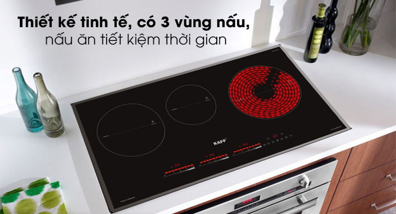 Bếp ba điện từ hồng ngoại Kaff KF-IG3001IH - Hàng chính hãng