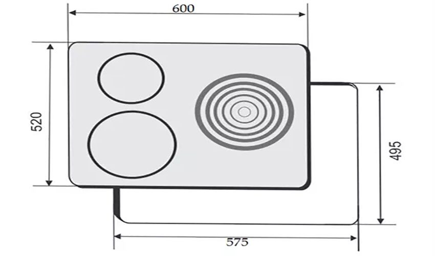 Bếp ba điện từ hồng ngoại Latino LT-03IRS - Hàng chính hãng