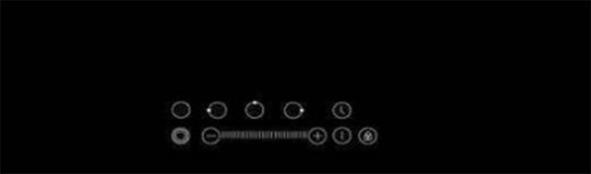 Bảng điều khiển của bếp ba từ Arber AB-222S