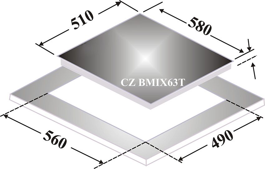 Bếp ba từ Canzy CZ-BMIX63T - Hàng chính hãng