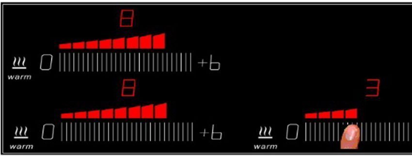 Bếp ba từ Inverter Chef's EH-IH555 với bảng điều khiển cảm ứng 