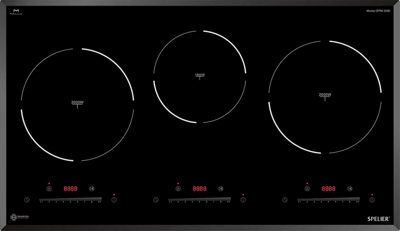 Bếp điện từ ba Spelier SPM-938I PLUS - Hàng chính hãng