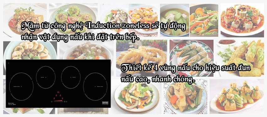 Chức năng của Bếp bốn từ Giovani G-490 TS 
