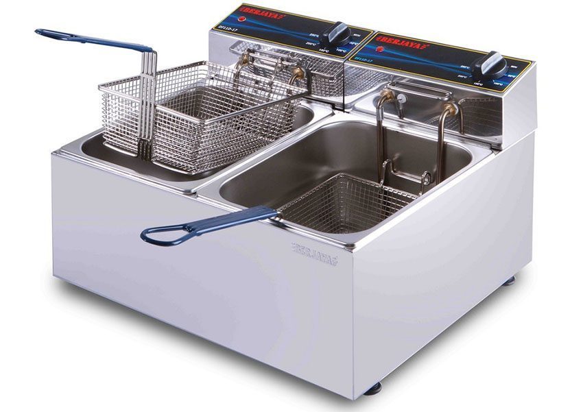 Bếp chiên nhúng điện đôi Berjaya DF11D-17