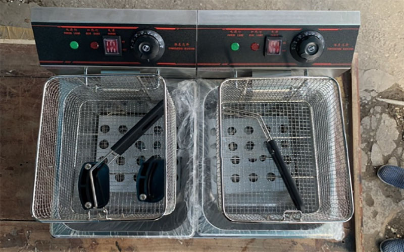 Bếp chiên nhúng điện đôi Eton ET-ZL2-8L - Hàng chính hãng