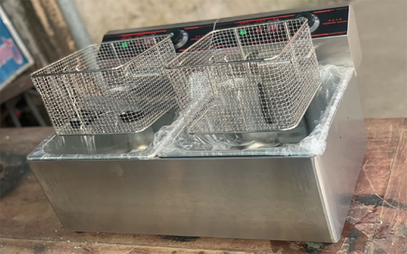 Bếp chiên nhúng điện đôi Eton ET-ZL2-8L - Hàng chính hãng