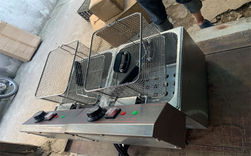 Bếp chiên nhúng điện đôi Eton ET-ZL2-8L - Hàng chính hãng