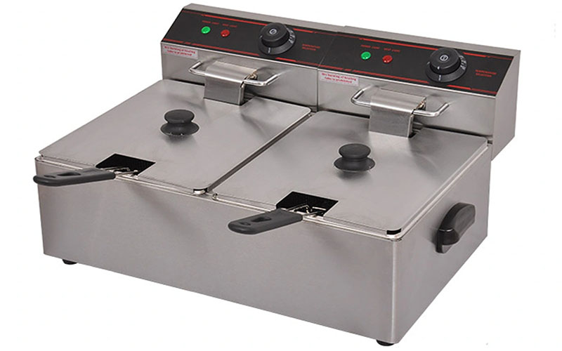 Bếp chiên nhúng điện đôi Eton ET-ZL2 - Hàng chính hãng