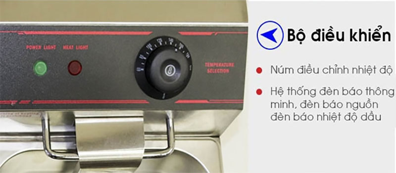 Bếp chiên nhúng điện đôi Eton ET-ZL2 - Hàng chính hãng