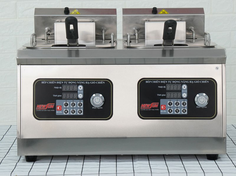 Bếp chiên nhúng điện đôi Newsun JDZL-2ST - Hàng chính hãng