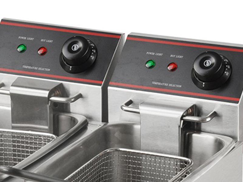 Bếp chiên nhúng điện đôi Primo 0300101776 - Hàng chính hãng