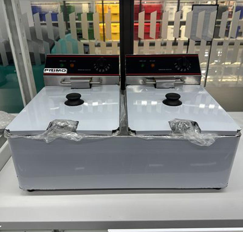 Bếp chiên nhúng điện đôi Primo 0300101776 - Hàng chính hãng