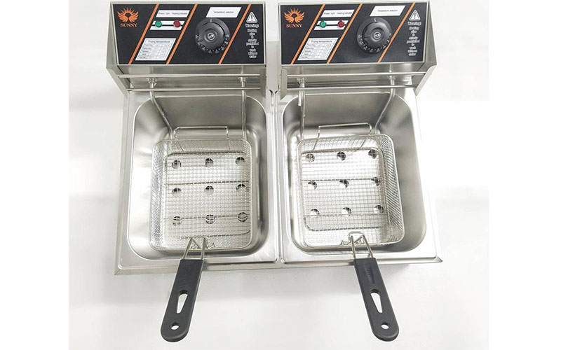 Bếp chiên nhúng điện đôi Sunny SN-02 - Hàng chính hãng