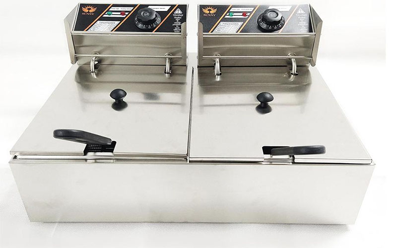 Bếp chiên nhúng điện đôi Sunny SN-02 - Hàng chính hãng