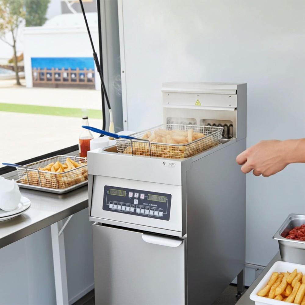 Bếp chiên nhúng điện đôi CVSA YDZL-18A-2 - Hàng chính hãng