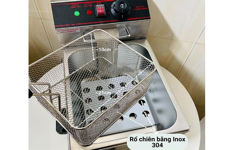 Bếp chiên nhúng điện đơn Eton ET-ZL1-8L - Hàng chính hãng