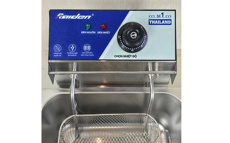 Bếp chiên nhúng điện đơn 12L Raiden RD-1112 - Hàng chính hãng