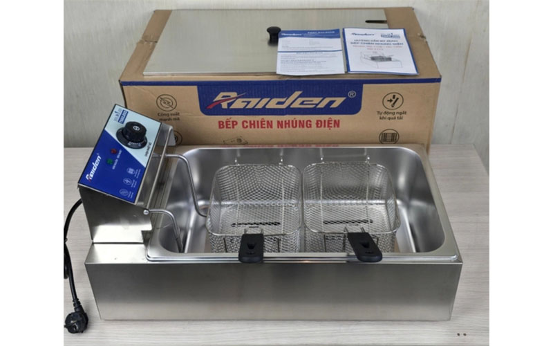 Bếp chiên nhúng điện đơn 12L Raiden RD-1112 - Hàng chính hãng