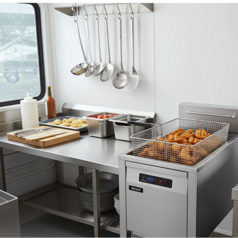 Bếp chiên nhúng điện đơn Rinnai RFA-227E - Hàng chính hãng