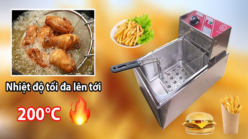 Nhiệt độ chiên của Bếp chiên nhúng điện đơn Shunji EH-81