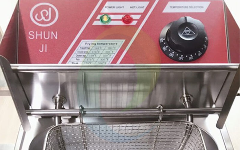 Bảng diều khiển của Bếp chiên nhúng điện đơn Shunji EH-81