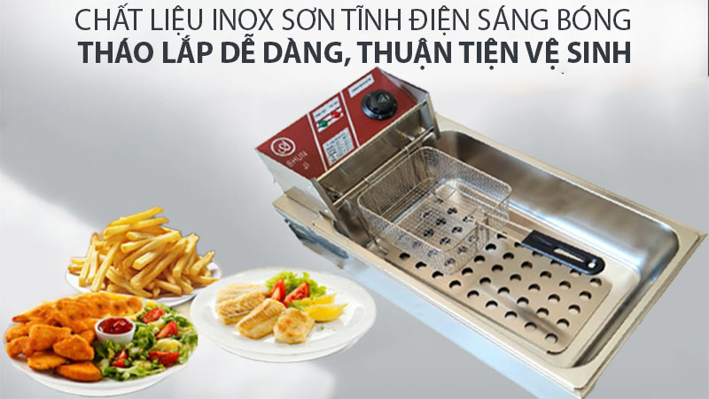 Bếp chiên nhúng điện Shunji EH212 - Hàng chính hãng