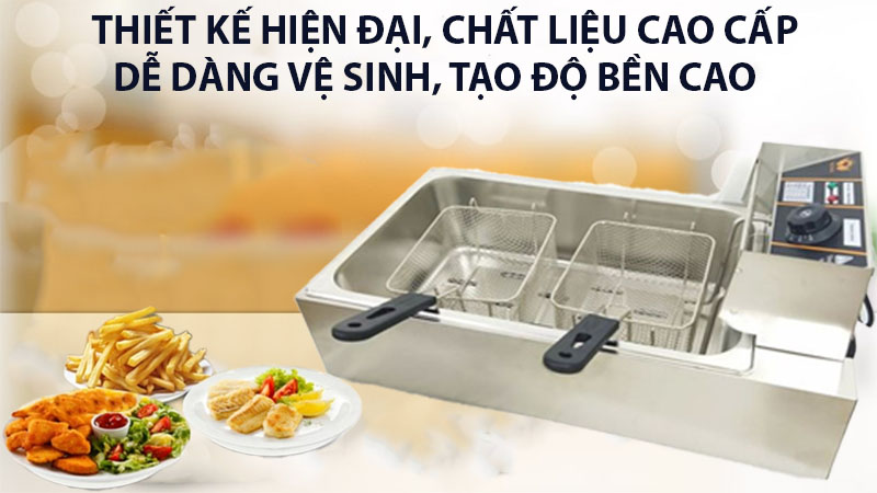 Bếp chiên nhúng điện đơn Sunny SN-01S 12L - Hàng chính hãng