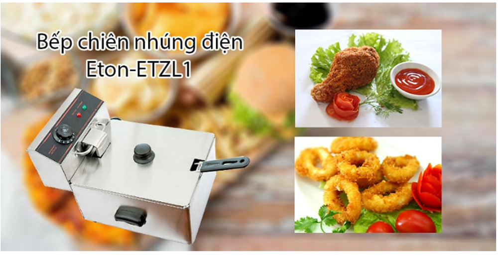 Bếp chiên nhúng điện đơn Eton ET-ZL1 - Hàng chính hãng