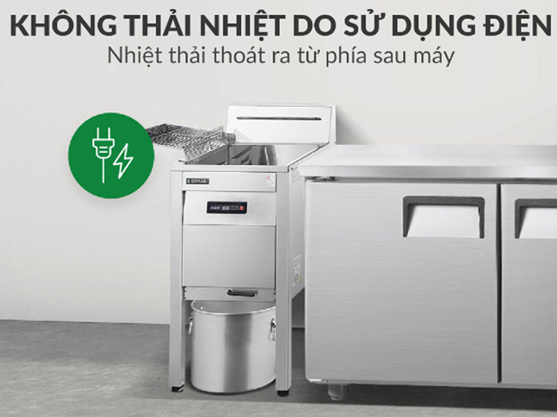 Bếp chiên công nghiệp Grand Woosung GW-EF712 - Hàng chính hãng