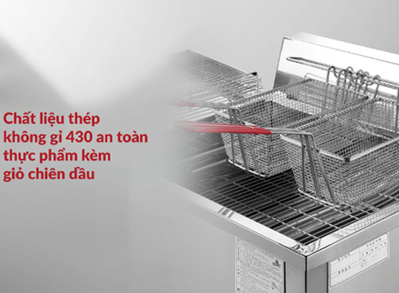 Bếp chiên công nghiệp Grand Woosung GW-EF712 - Hàng chính hãng