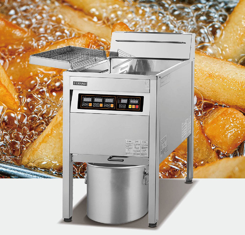 Bếp chiên nhúng bằng gas Grand Woosung GW-GF601P - Hàng chính hãng