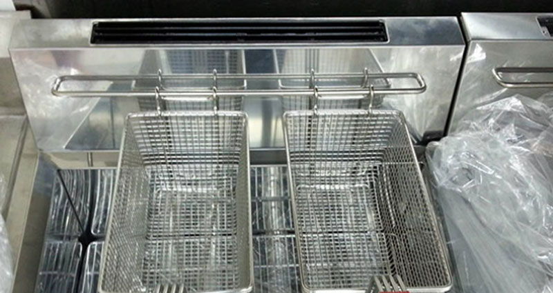 Bếp chiên nhúng đôi dùng gas Rinnai RFA-427G - Hàng chính hãng