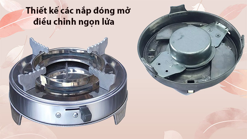 Bếp cồn Inox Rainy Trơn - Hàng chính hãng