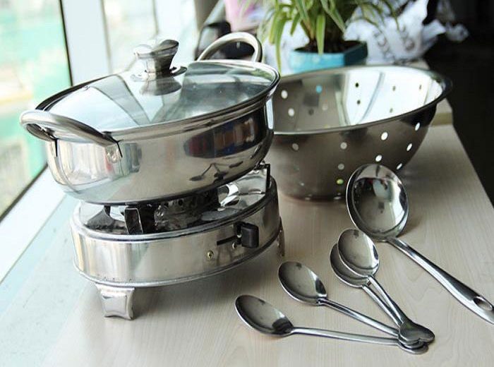 Bếp cồn inox Fujishi - Hàng chính hãng