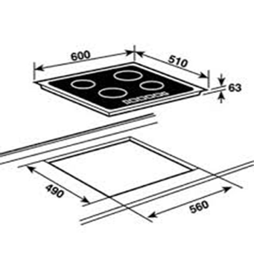 Bếp điện Vitroceramic Teka TB-600 - Hàng chính hãng