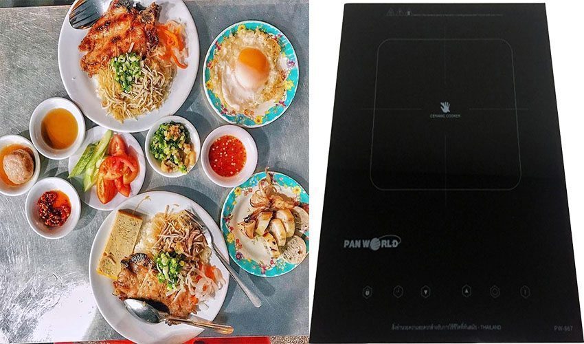 Ứng dụng của bếp âm hồng ngoại đơn Panworld PW-867