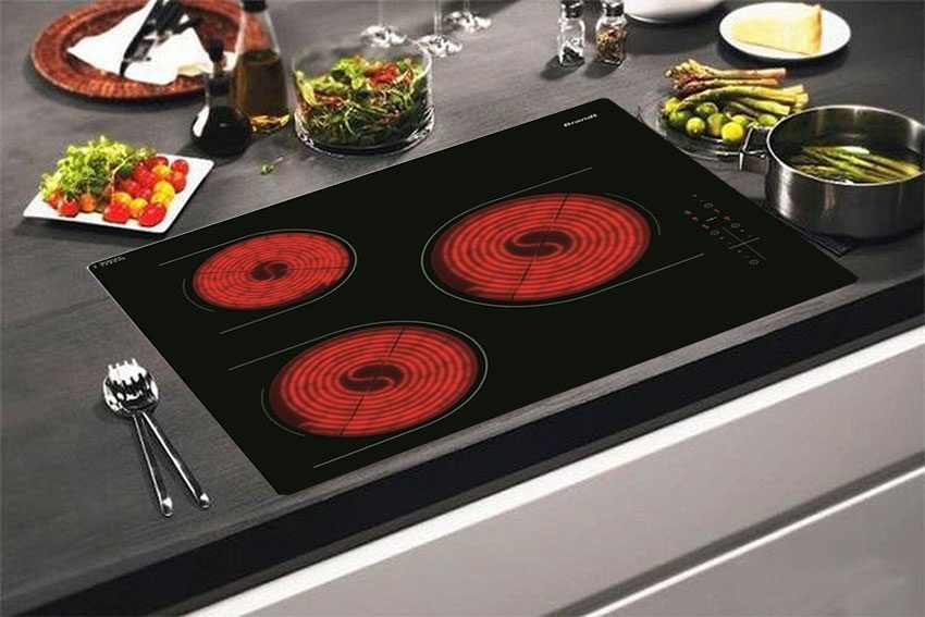 Bếp điện ba âm kính Brandt TV1021B - Hàng chính hãng