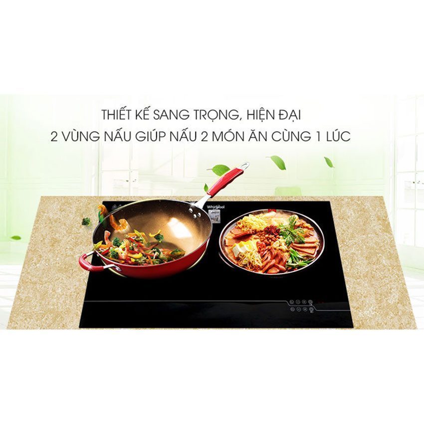 Bếp điện đôi Whirlpool ACH7327/BLV - Hàng chính hãng